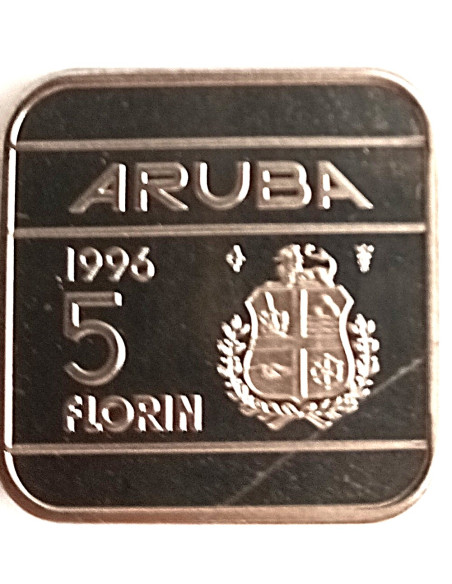 Moneta Aruba 2,5 Florin 1986