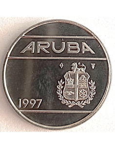 Awers monety Aruba 10 Centów 1986 2