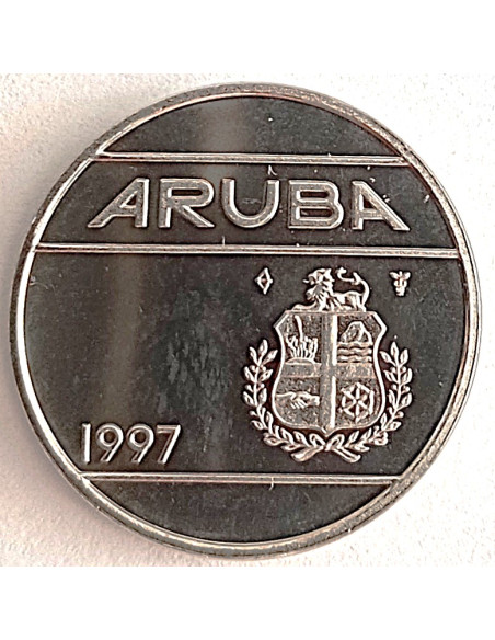 Moneta Aruba 25 Centów 1986