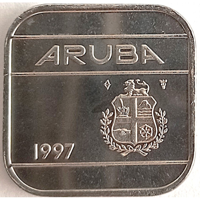 Moneta Aruba 50 Centów 1986