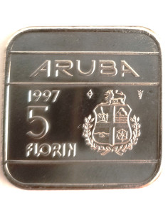 Moneta Aruba 2,5 Florin 1986 2