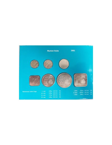 Moneta Aruba 2,5 Florin 1986