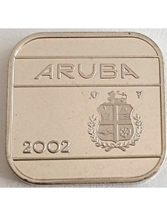 Awers monety Aruba 50 Centów 1986 2