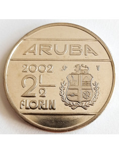 Rewers monety Aruba 25 Florin 1986 2