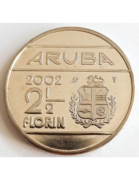 Moneta Aruba 2,5 Florin 1986