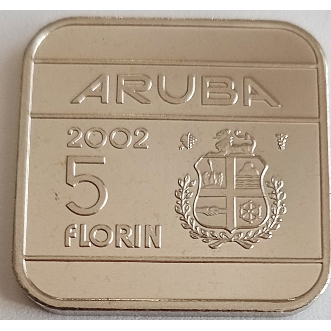 Moneta Aruba 2,5 Florin 1986