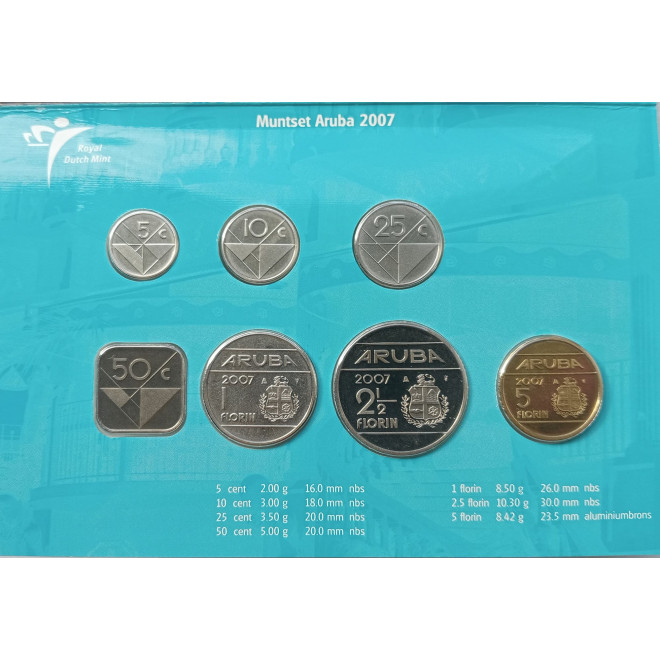 Moneta Aruba 2,5 Florin 1986