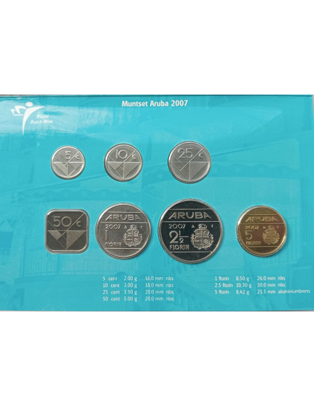 Moneta Aruba 2,5 Florin 1986