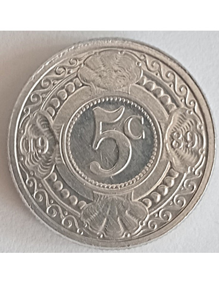 Moneta Antyle Holenderskie 1 Cent 1985