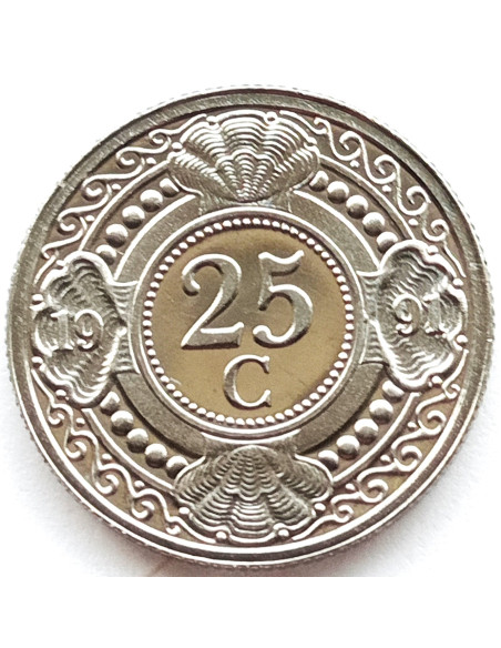 Moneta Antyle Holenderskie 1 Cent 1985