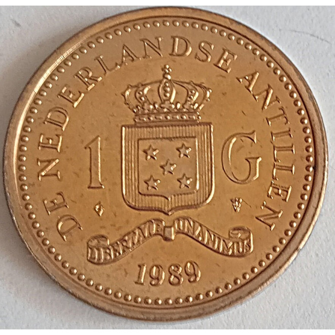 Moneta Antyle Holenderskie 1 Cent 1985