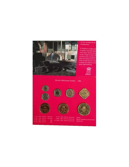 Moneta Antyle Holenderskie 5 Cent 1985