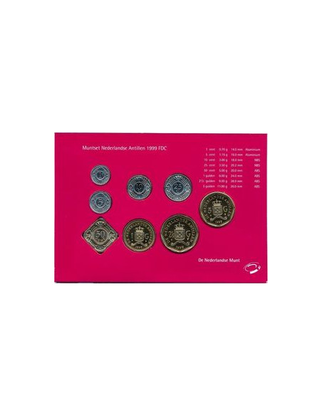 Moneta Antyle Holenderskie 5 Cent 1985