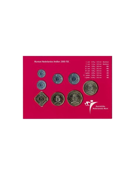 Moneta Antyle Holenderskie 5 Cent 1985