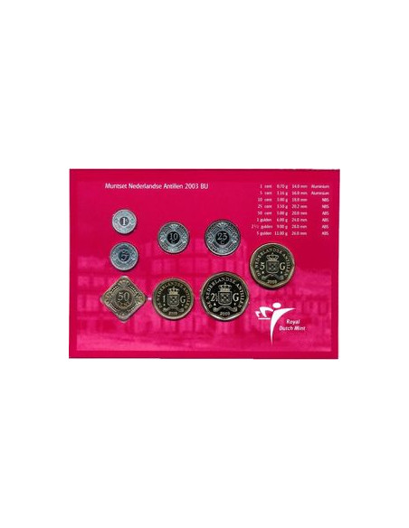 Moneta Antyle Holenderskie 5 Cent 1985