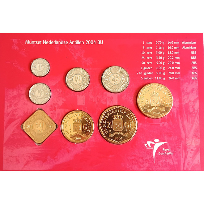 Moneta Antyle Holenderskie 5 Cent 1985