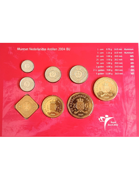 Moneta Antyle Holenderskie 5 Cent 1985