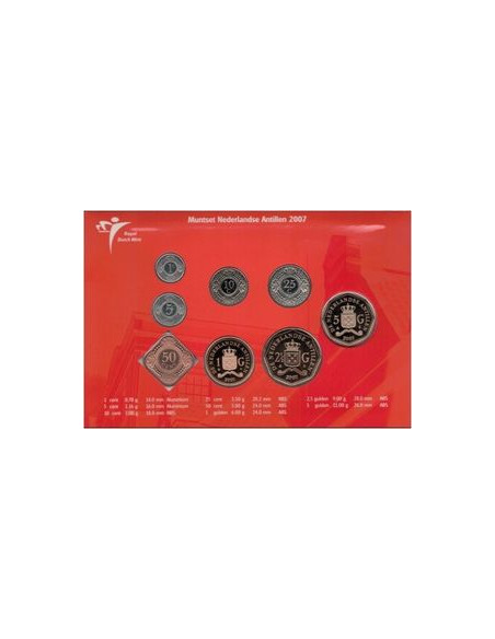 Moneta Antyle Holenderskie 5 Cent 1985