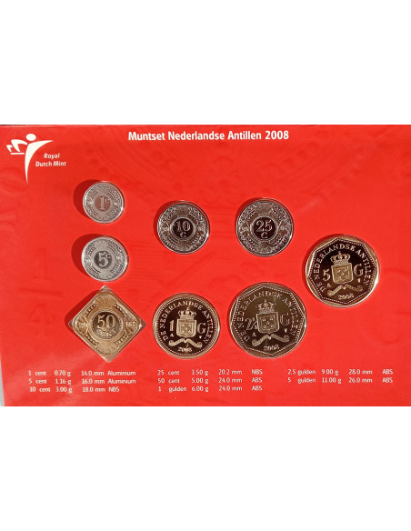 Moneta Antyle Holenderskie 5 Cent 1985