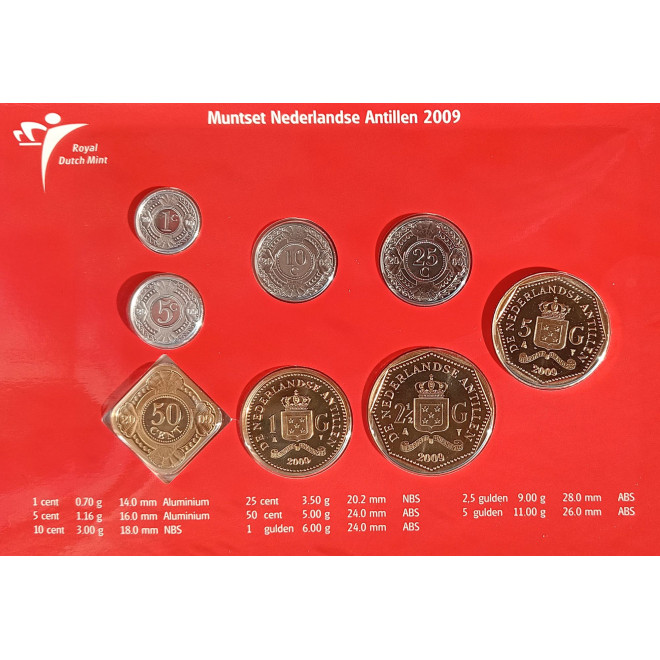 Moneta Antyle Holenderskie 5 Cent 1985