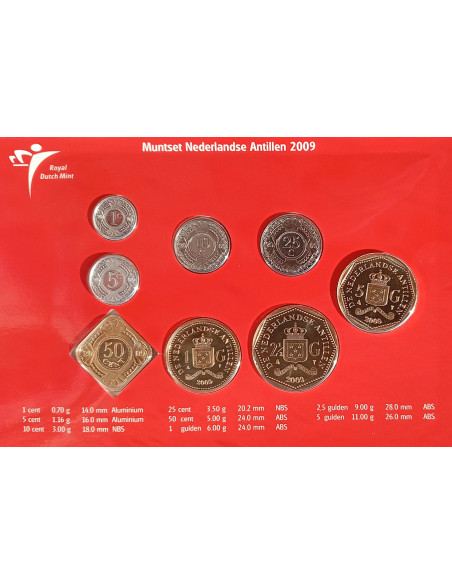 Moneta Antyle Holenderskie 5 Cent 1985