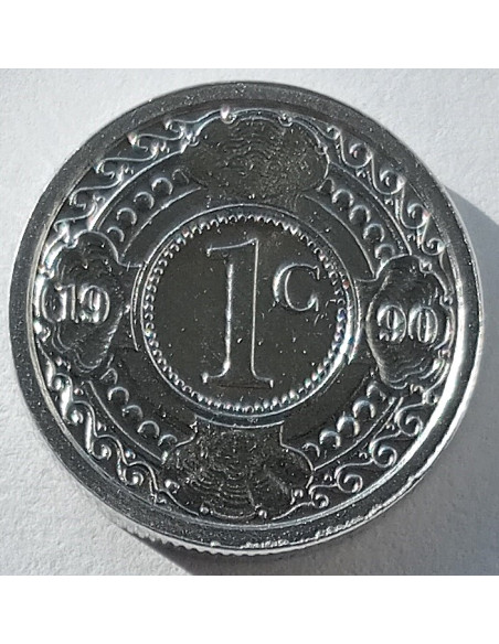 Moneta Antyle Holenderskie 1 Cent 1985