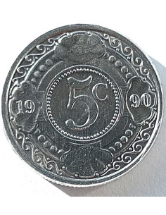 Moneta Antyle Holenderskie 1 Cent 1985 2