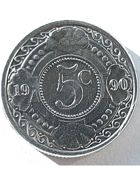 Moneta Antyle Holenderskie 1 Cent 1985