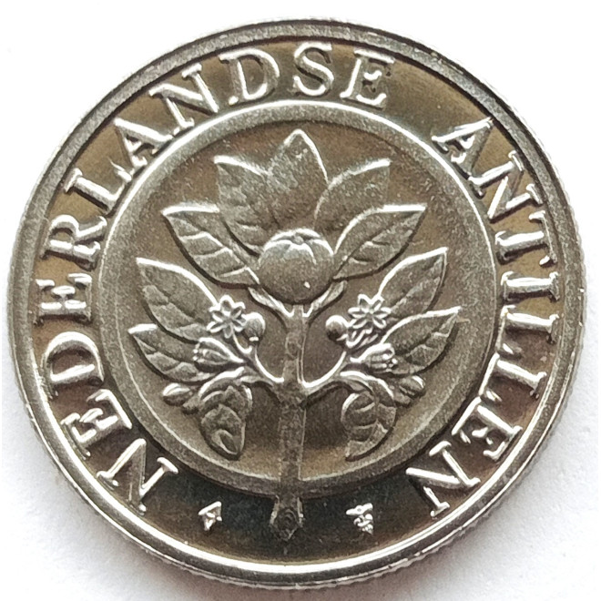 Moneta Antyle Holenderskie 1 Cent 1985