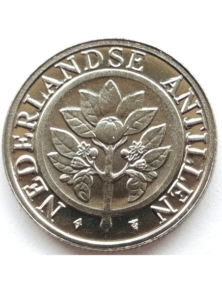 Moneta Antyle Holenderskie 1 Cent 1985