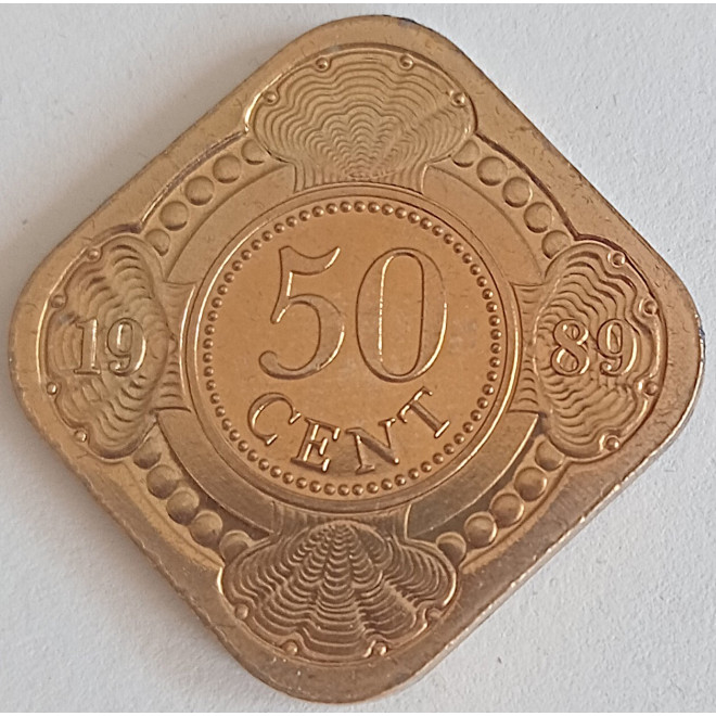 Moneta Antyle Holenderskie 1 Cent 1985