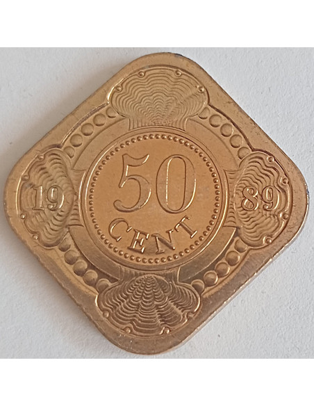 Moneta Antyle Holenderskie 1 Cent 1985