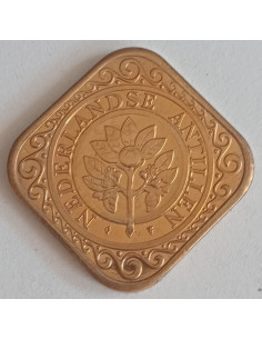 Moneta Antyle Holenderskie 1 Cent 1985 2