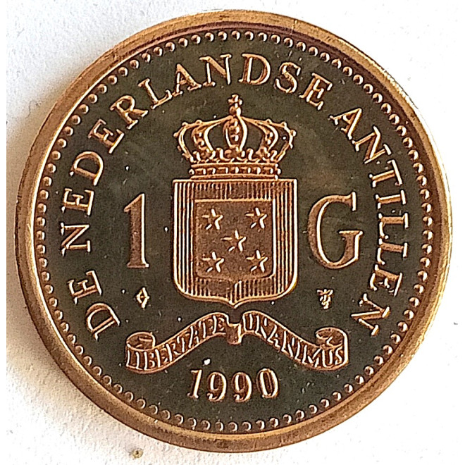Moneta Antyle Holenderskie 1 Cent 1985
