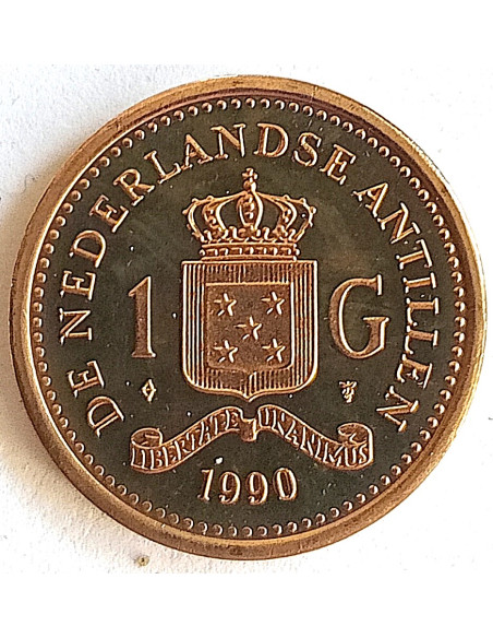 Moneta Antyle Holenderskie 1 Cent 1985
