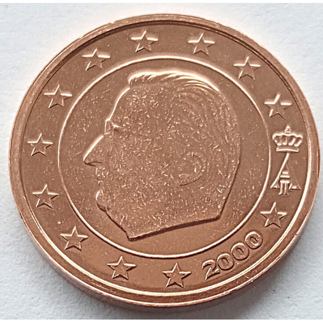 Moneta Belgia 1 Euro Cent 1999 Albert II