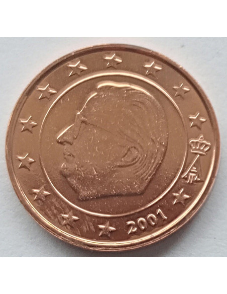 Moneta Belgia 1 Euro Cent 1999 Albert II