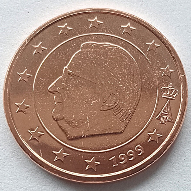Moneta Belgia 5 Euro Cent 2005