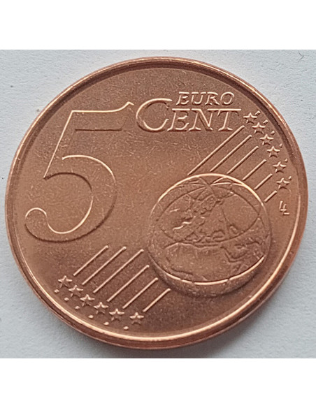 Moneta Belgia 5 Euro Cent 2005