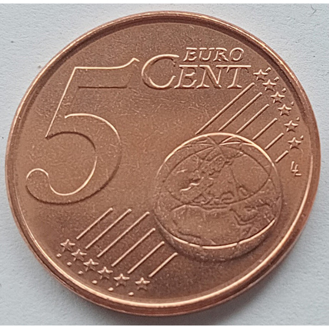 Moneta Belgia 5 Euro Cent 2005