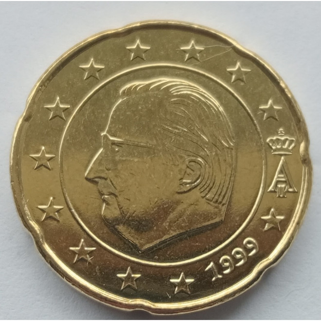 Moneta Belgia 20 Euro Cent 2005