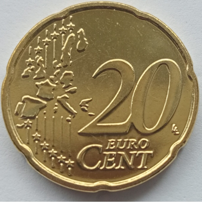 Moneta Belgia 20 Euro Cent 2005