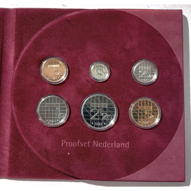 Moneta 1989 Różne Guldeny Zestaw PROOF