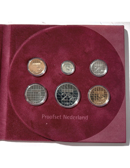 Moneta 1989 Różne Guldeny Zestaw PROOF