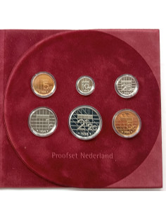 Moneta 1989 Różne Guldeny Zestaw PROOF 2