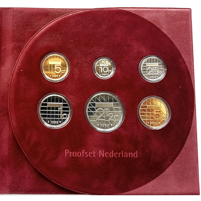 Moneta 1989 Różne Guldeny Zestaw PROOF