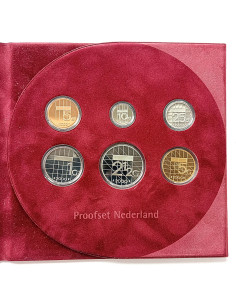 Moneta 1989 Różne Guldeny Zestaw PROOF 2