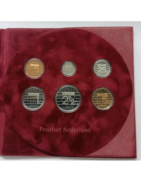 Moneta 1989 Różne Guldeny Zestaw PROOF