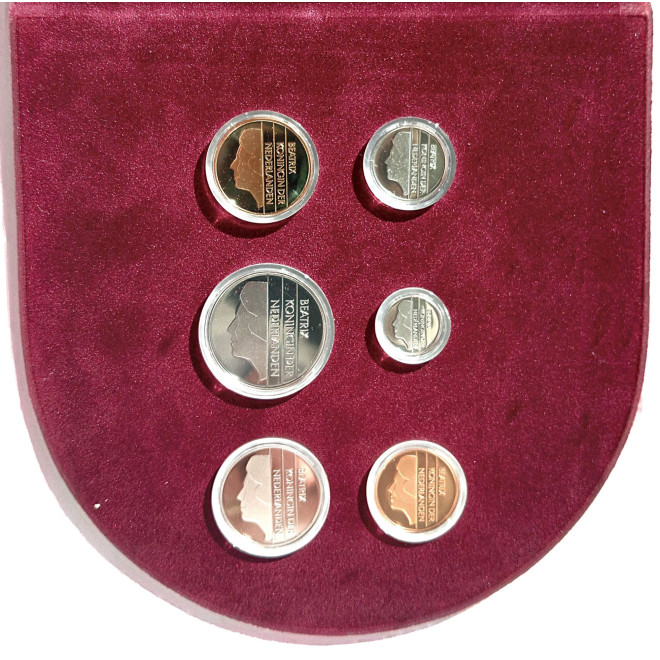 Moneta 1989 Różne Guldeny Zestaw PROOF