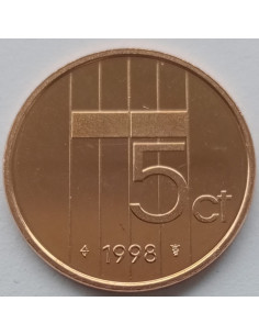 Rewers monety Holandia 5 Cent 1994 2